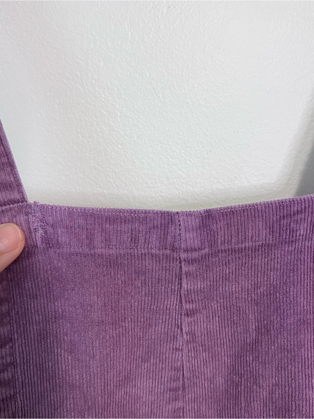 Lucy & Yak Original Corduroy Dungarees Overalls Purple Cotton Size US 18L UK 22L - Picture 11 of 13